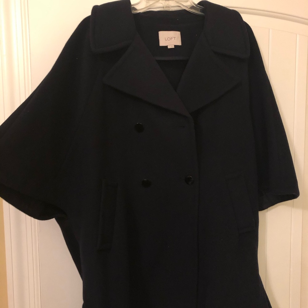 NWOT Loft Black Cape